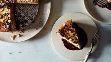 Ricotta Cheesecake Pie with Chocolate-Coffee Ganache