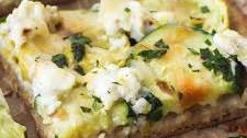 Ricotta Flatbread With Zucchini