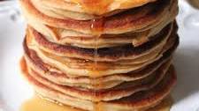 Ricotta Pancakes with Maple-Bourbon Whipped Cream