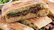 Roast Beef Pesto Panini