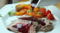 Roast Beef Tenderloin With Red Wine & Shallot Sauce
