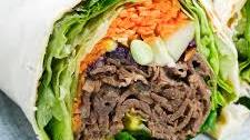 Roast Beef Wrap with Veggies