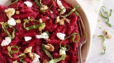 Roasted Beet and Goat Cheese Pasta