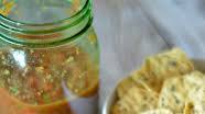 Roasted Garlic Blender Salsa