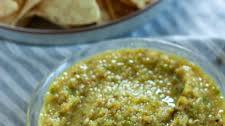 Roasted Green Tomato Salsa