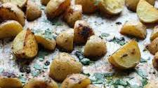 Roasted Mediterranean Potatoes with Lemon and Oregano