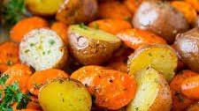 Roasted Potatoes and Carrots