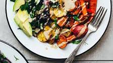 Roasted Rainbow Vegetable Bowl (30 Minutes!)