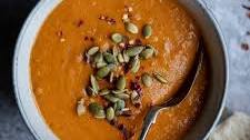 Roasted Red Pepper and Lentil Soup
