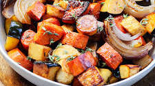 Roasted Root Vegetables with Balsamic Glaze