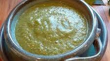 Roasted Tomatillo and Garlic Salsa