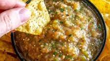 Roasted Tomato and Tomatillo Salsa