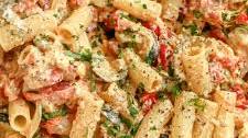 Roasted Vegetable Feta Pasta
