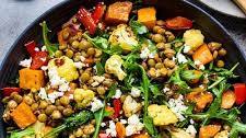 Roasted Vegetable Lentil Salad