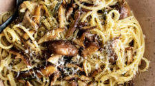 Rosemary Honey Butter Pasta with Crispy Mushrooms