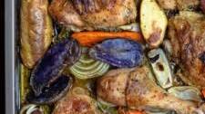 Rosemary Roasted Chicken Recipe with Vegetables