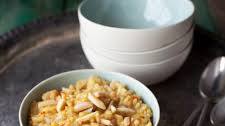 Saffron-Almond Rice Pudding