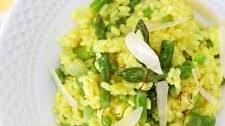 Saffron Risotto with Asparagus