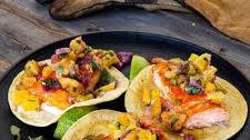 Salmon Al Pastor Tacos