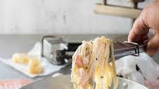 Salmon Alfredo Pasta