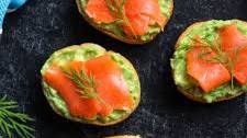 Salmon Avocado Sandwiches (Canapes)