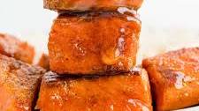 Salmon Bites with Hot Honey