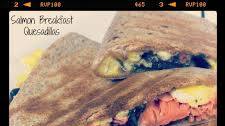 Salmon Breakfast Quesadillas