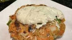 Salmon Burgers with Lemon Basil Mayo