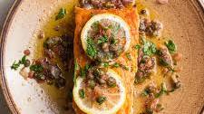Salmon Meunière in Brown Butter Sauce