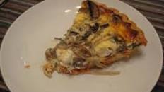 Salmon Mushroom Quiche