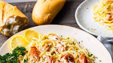 Salmon Pasta with Lemon Cream Sauce