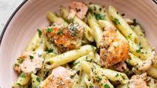 Salmon Pesto Pasta