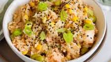 Salmon Rice Bowls (One Pot Rice Cooker Meal)