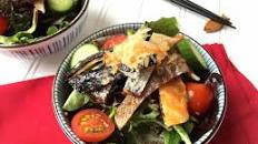Salmon Skin Salad Recipe