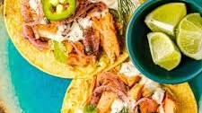 Salmon Tacos (Mediterranean-Style)