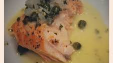 Salmon With Lemon- Butter -Caper Sauce