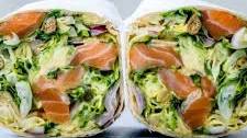 Salmon Wraps w/ Homemade Caesar Dressing Recipe