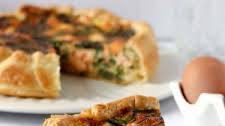 Salmon and Spinach Quiche (10-Minute Prep)