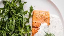 Salmon with Lemon Dill Sauce Recipe