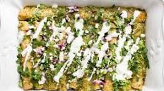 Salsa Verde Chicken Enchiladas