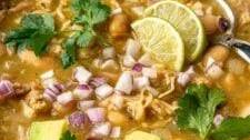Salsa Verde Chicken Soup (Stove Top + Slow Cooker)
