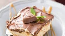 Salted Caramel No Bake Eclair Cake