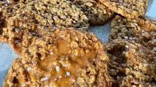 Salted Caramel Oatmeal Cookies