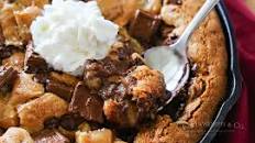 Salted Caramel Skillet Cookie