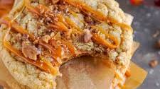 Salted Caramel Toffee Cookies!