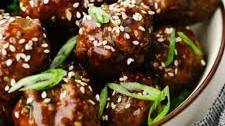 Saucy Asian Meatballs