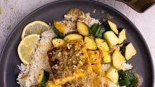 Saucy Skillet Tofu & Zucchini