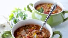 Sausage, Pepper, & Rice Soup