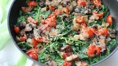 Sauteed Spinach and Mushrooms
