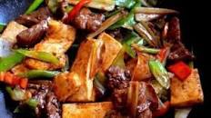 Scallion Ginger Beef and Tofu Stir Fry